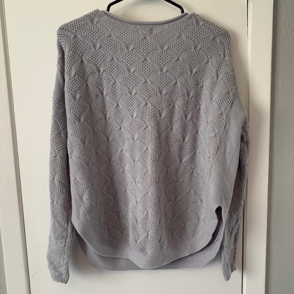 Gray Knit Sweater - Picture 3 of 3